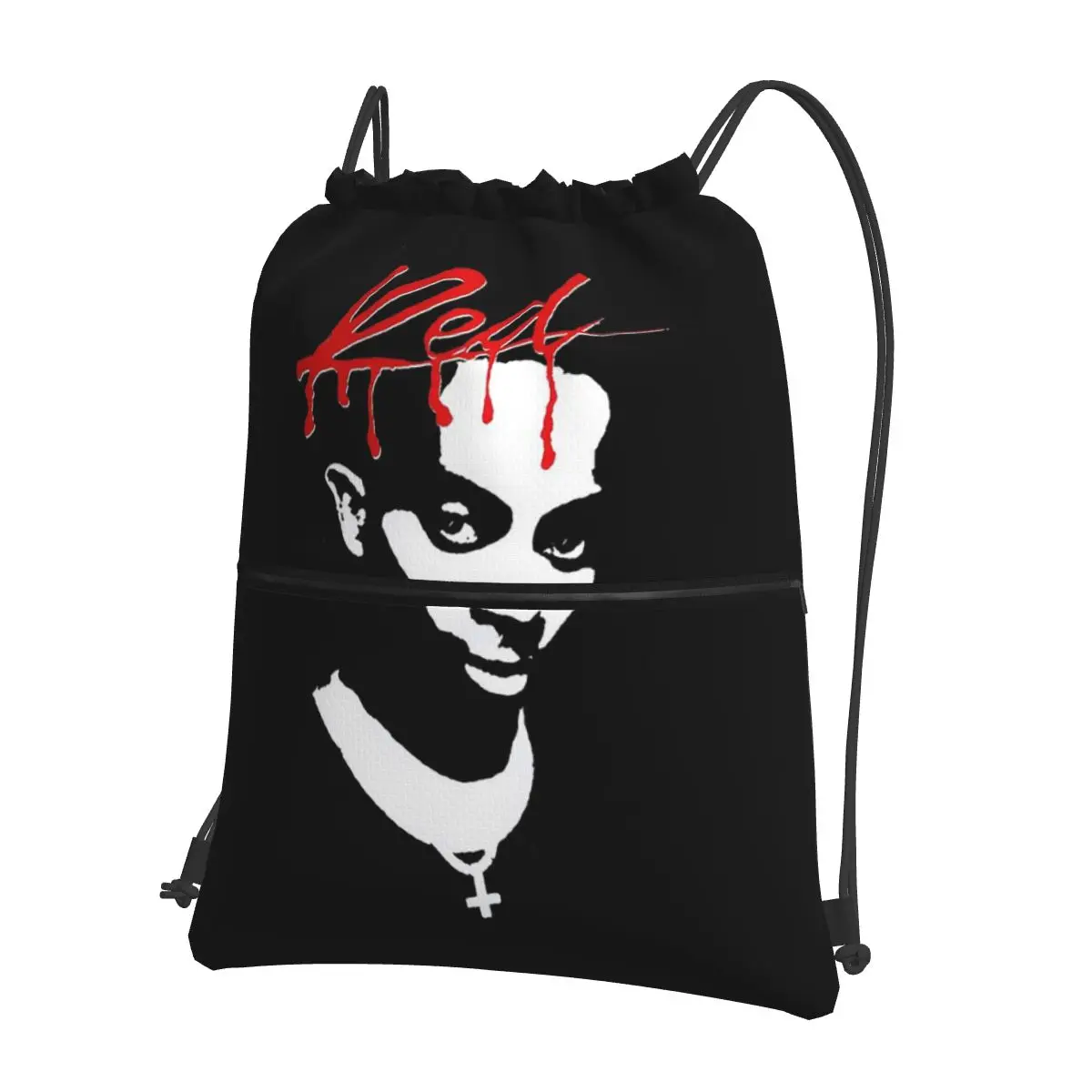 Playboi Carti Whole Lotta Red Album Cover Backpacks Fashion Drawstring Bags Shoes Bag Book Bags for Man Woman Students