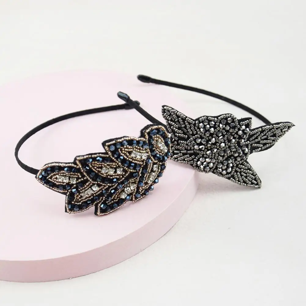 Stable Durable Flower Shape Decor Thin Fairy Hairband for Daily Life