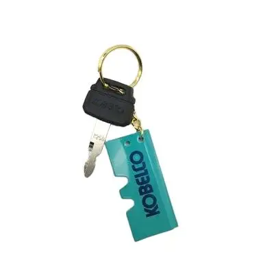 For kubota For Hitachi For Sany ignition key Excavator starter key with keychain