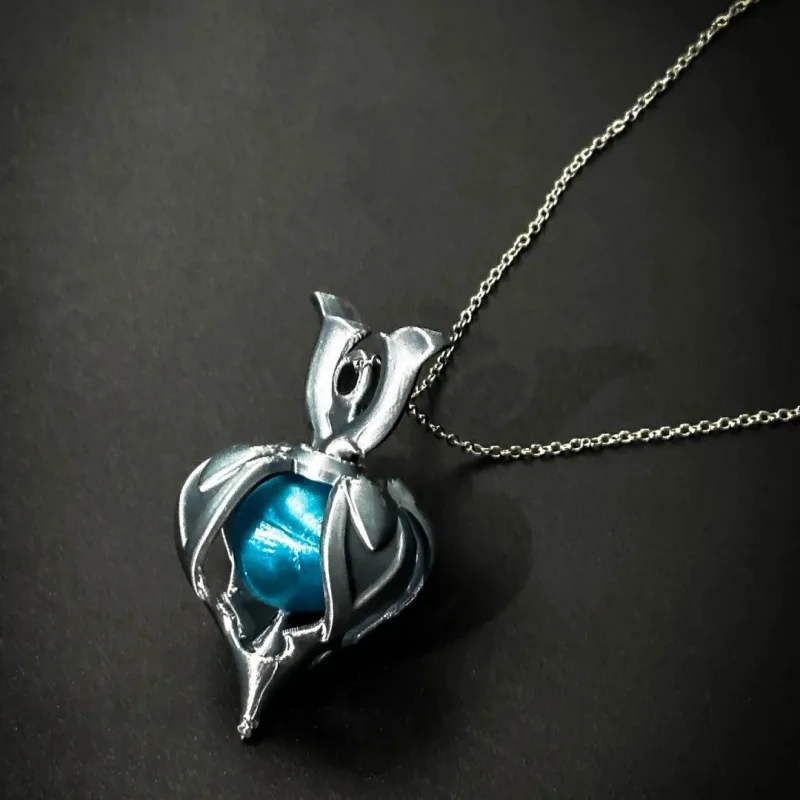Genshin Impact Scaramouche Wanderer Core Necklace 3D Design Anime Game Cosplay Jewelry Creative Exquisite Gift for Fans