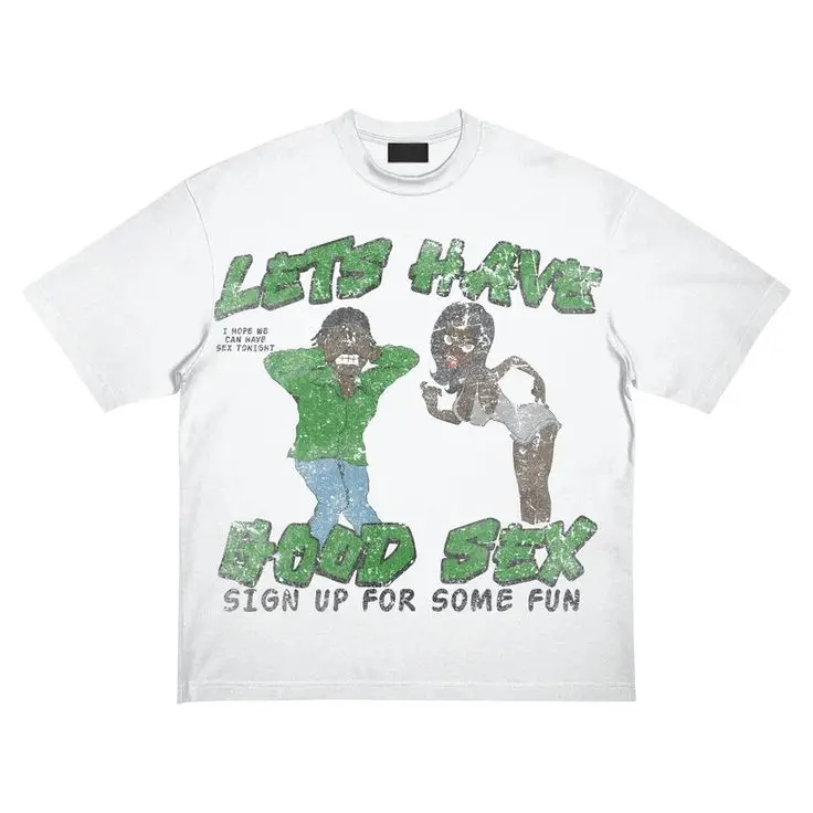 

Funny Characters Letter Printed Cotton Versatile T-Shirts Daily Simple Retro Street Oversizeds Tops Fashion Graphic T-Shirts