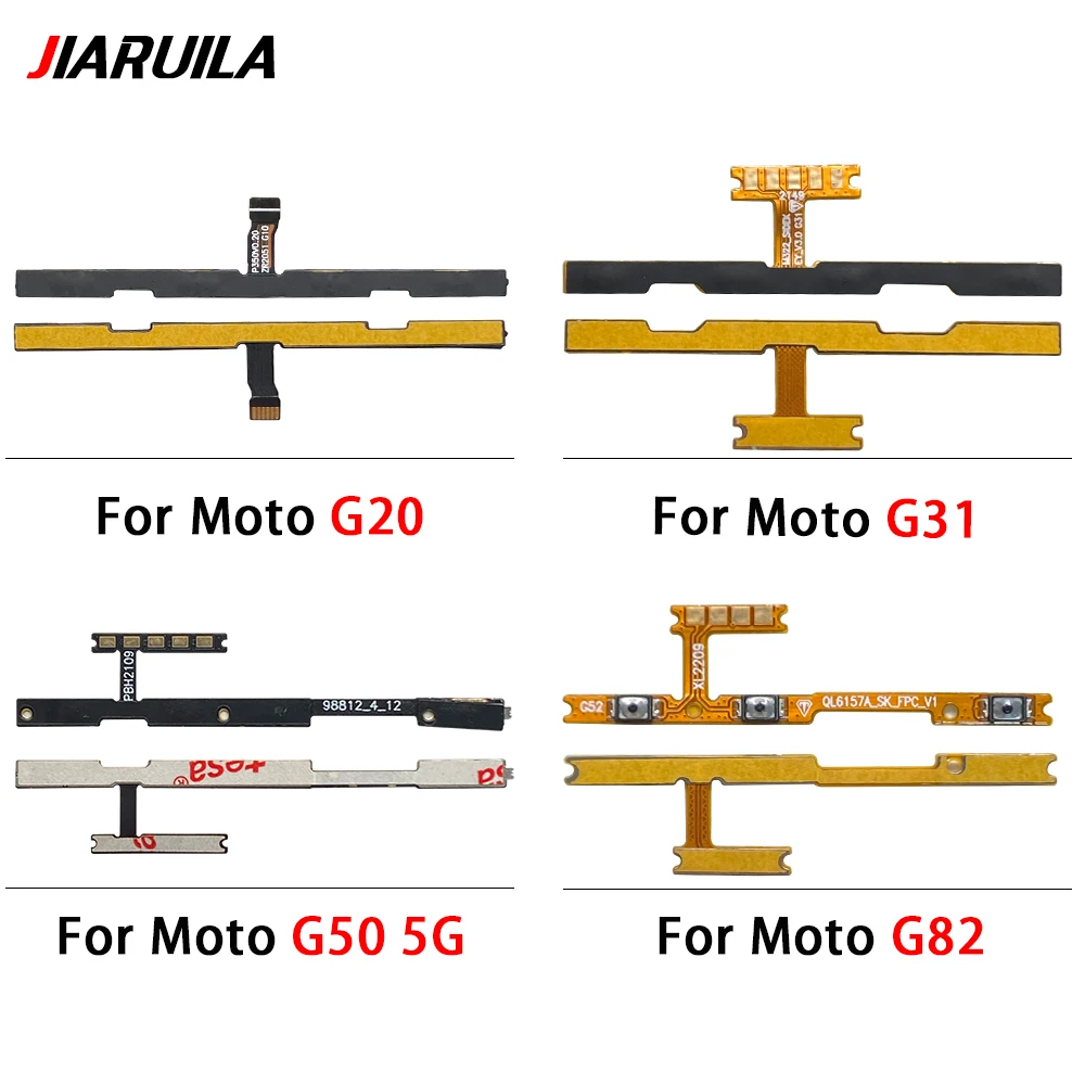 NEW Power On Off Volume Side Button Key Flex Cable Replace For Moto G13 G20 G23 G31 G32 G50 G51 G71 5G G52 G53 G62 G73 G82 G14