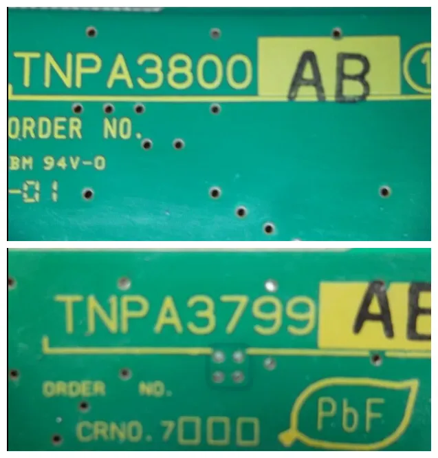 A pair board TH-42PA60C TNPA3799 TNPA3800 AB board good working part