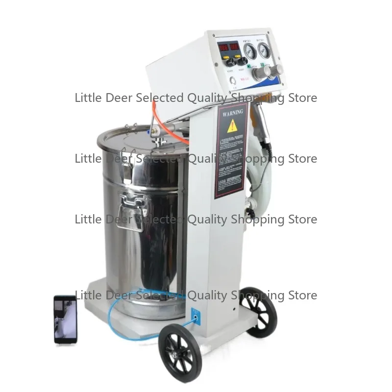 Small Electrostatic Powder Coating Equipment With Different Hoppers
