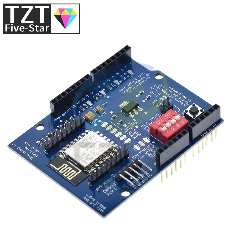 ESP8266 ESP-12E UART WIFI Wireless Shield Development Board For Arduino UNO R3 Circuits Boards Modules ONE