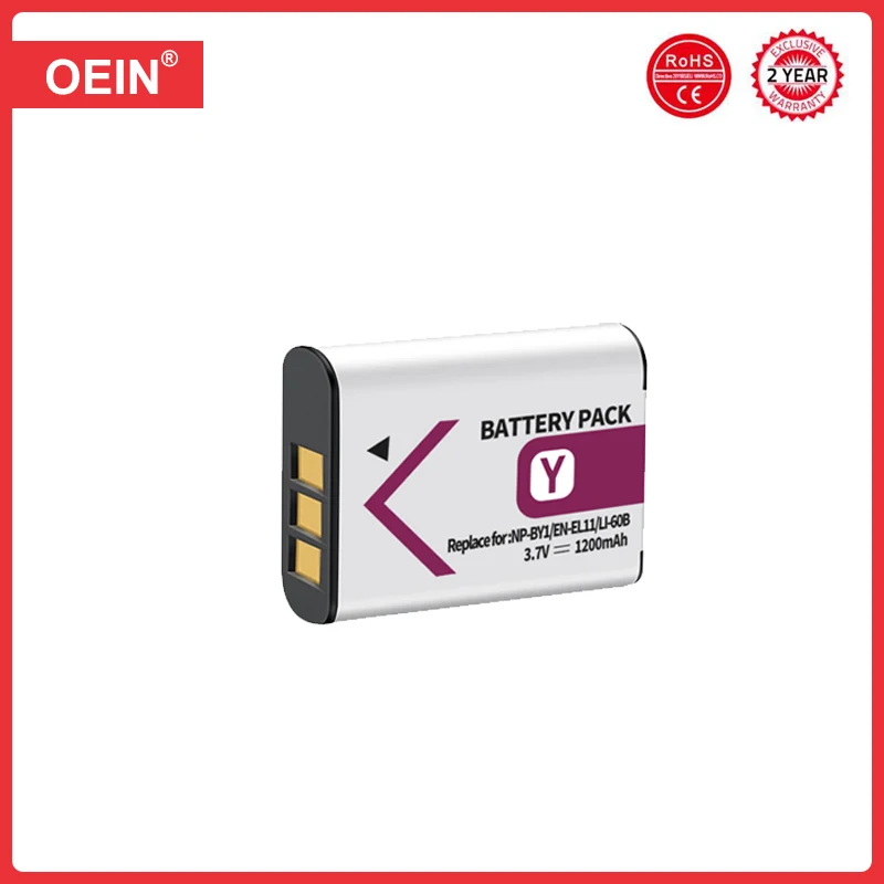 NP-BY1 EN-EL11 LI-60B Battery LEDThree Charger for Sony Action Cam Mini HDR-AZ1 Nikon Coolpix S550 S560 Olympus FE-370 Optio L50