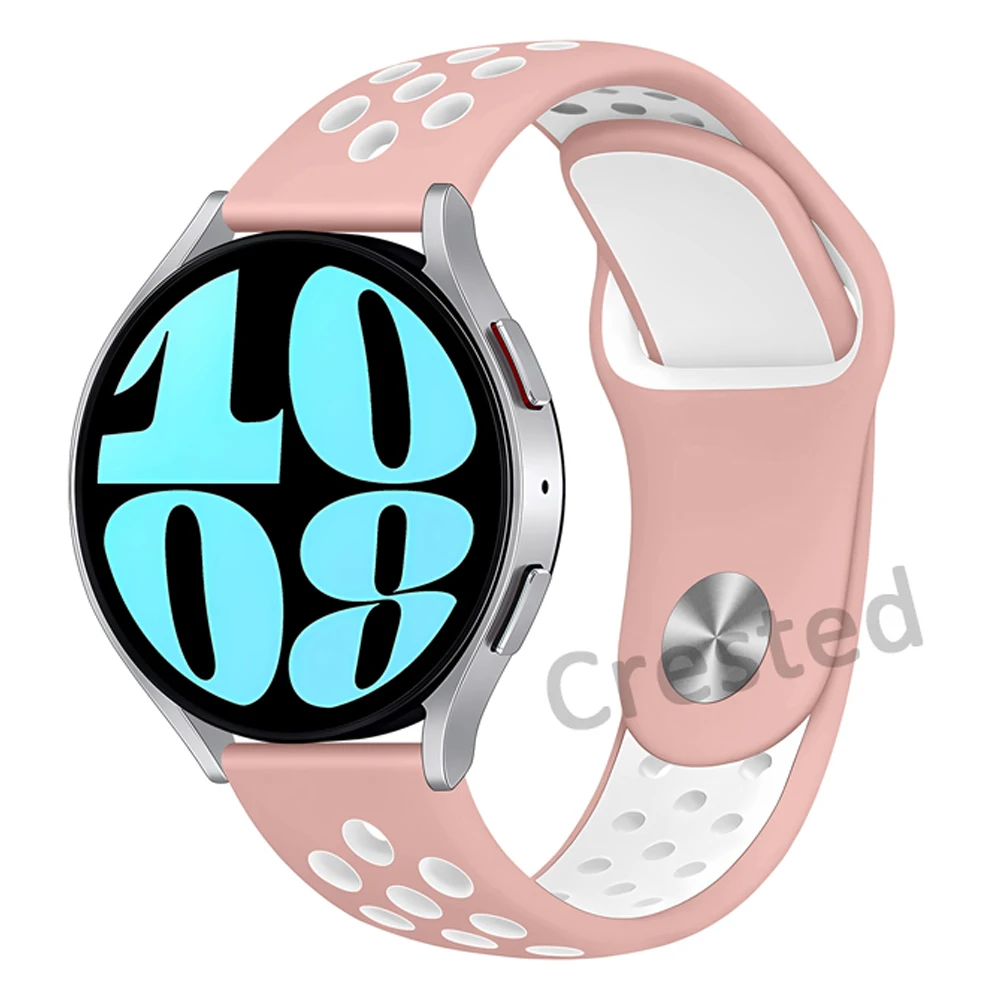 

Band For Samsung Galaxy Watch 6 4 5 Pro classic active 2 Gear s3 20mm 22mm Sport Silicone correa Bracelet HUAWEI GT 2e 3 4 Strap