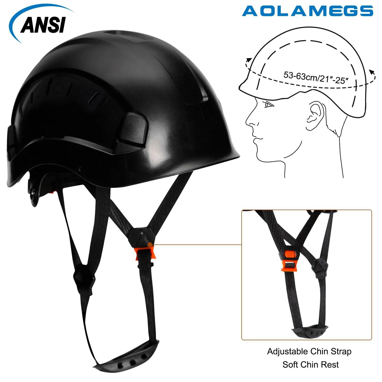 CE Construction Safety Helmet w/ Reflective Stickers For Engineer ABS Hard Hat Breathable ANSI Industrial Work Hat Multi-Color