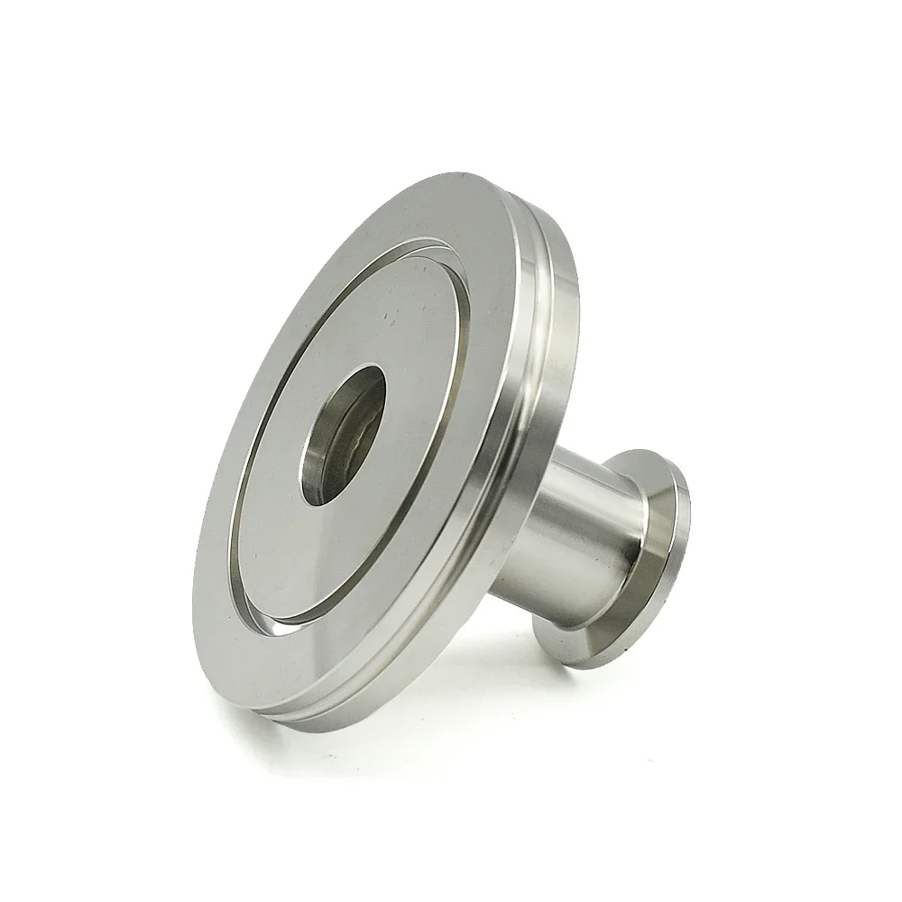 

ISO63/80/100/160 Trun To KF16/25/40/50 Stainless Steel 304 Vacuum Clip Flange Reducer Pipe Fitting Brewing Diary Product