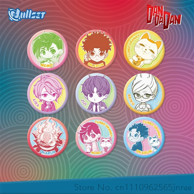 Anime Merchandise Licensing - Dullset Dandadan Anime Badge Chibi Style