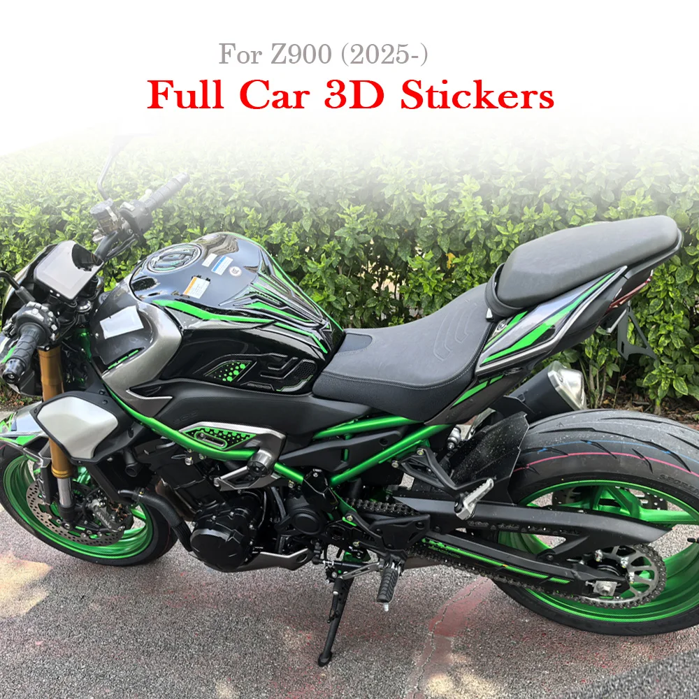 Motorcycle Full Car Decals For Z900 Z 900 SE Tank Pad Fuel Oil Cap Protector Kit Fairing Fender Covers Stickers 2025 2026