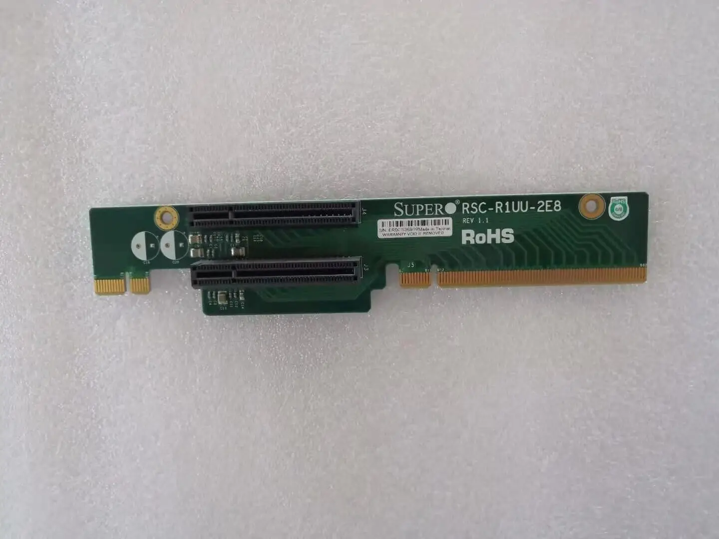 Supermicro RSC-R1UU-2E8 1u riser cartão pci-e