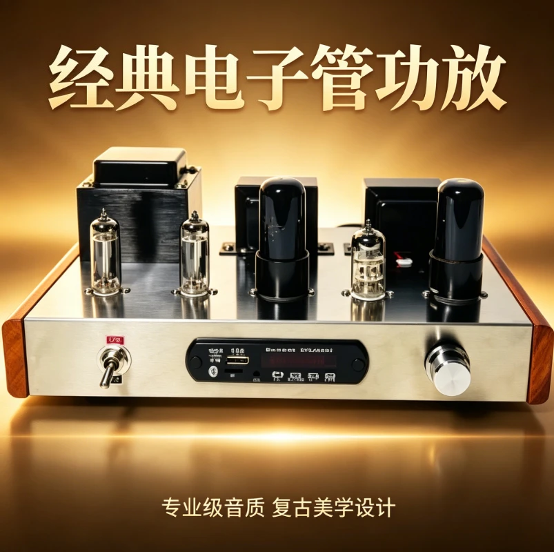 6P6P Vacuum Tube Amplifier Kit – Simple Circuit Design with Mellow Sound Quality for DIY Hi-Fi Audio