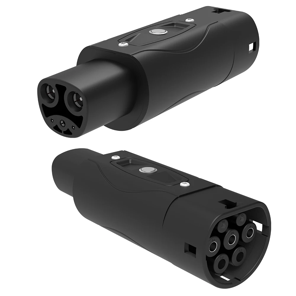 Unirise 32A محول GBT إلى تسلا شاحن سيارة كهربائية ل GB/T شحن محول إلى تسلا نموذج y/3/S/X EV موصل محول