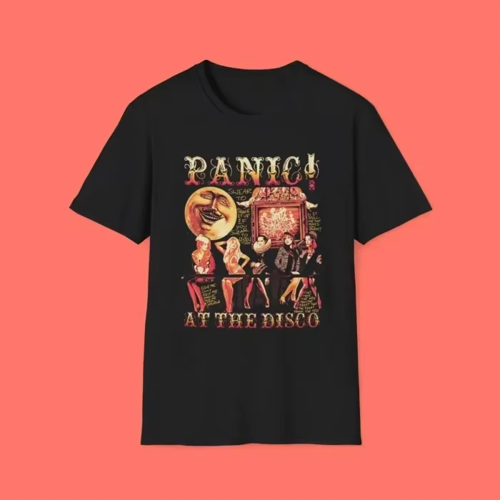 2026 New Unisex Cotton Panic At The Disco A Fever You Can't Sweat Out T-Shirt  Fabric Tee Band Album Portrait Print Rock Shor
