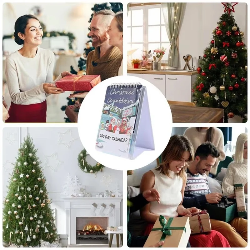 100 Tage Weihnachts-Countdown-Kalender, Countdown-Kalender, Raumdekoration