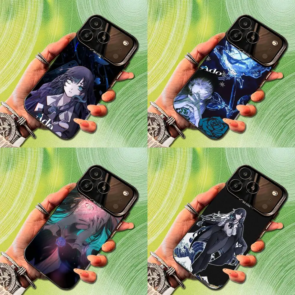 

Singer A-Ado K-Kyogen R-Rule Phone Case For iPhone 14,17,13,12,11,16,15,Mini,Pro,SE,XS,MAX,Black Matte Silicone Cover