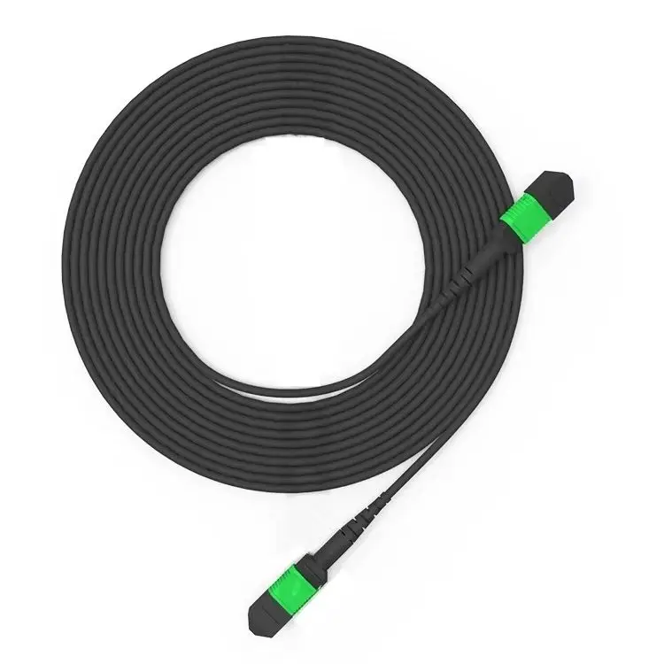 MPO APC سترة من الألياف المدرعة 12 النوى أحادية الوضع أنثى-أنثى نوع B A 5m 10m30m 50m MTP الألياف الضوئية المرقعة في الهواء الطلق SM 12C