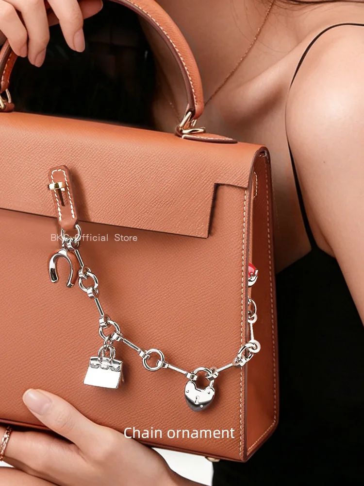 Blue Box Bijou Bag Chain Limited Edition Red Apple Metal Silver Chain Pendant ，Fashion Bag Accessory ，for Birkin / Kelly Bags
