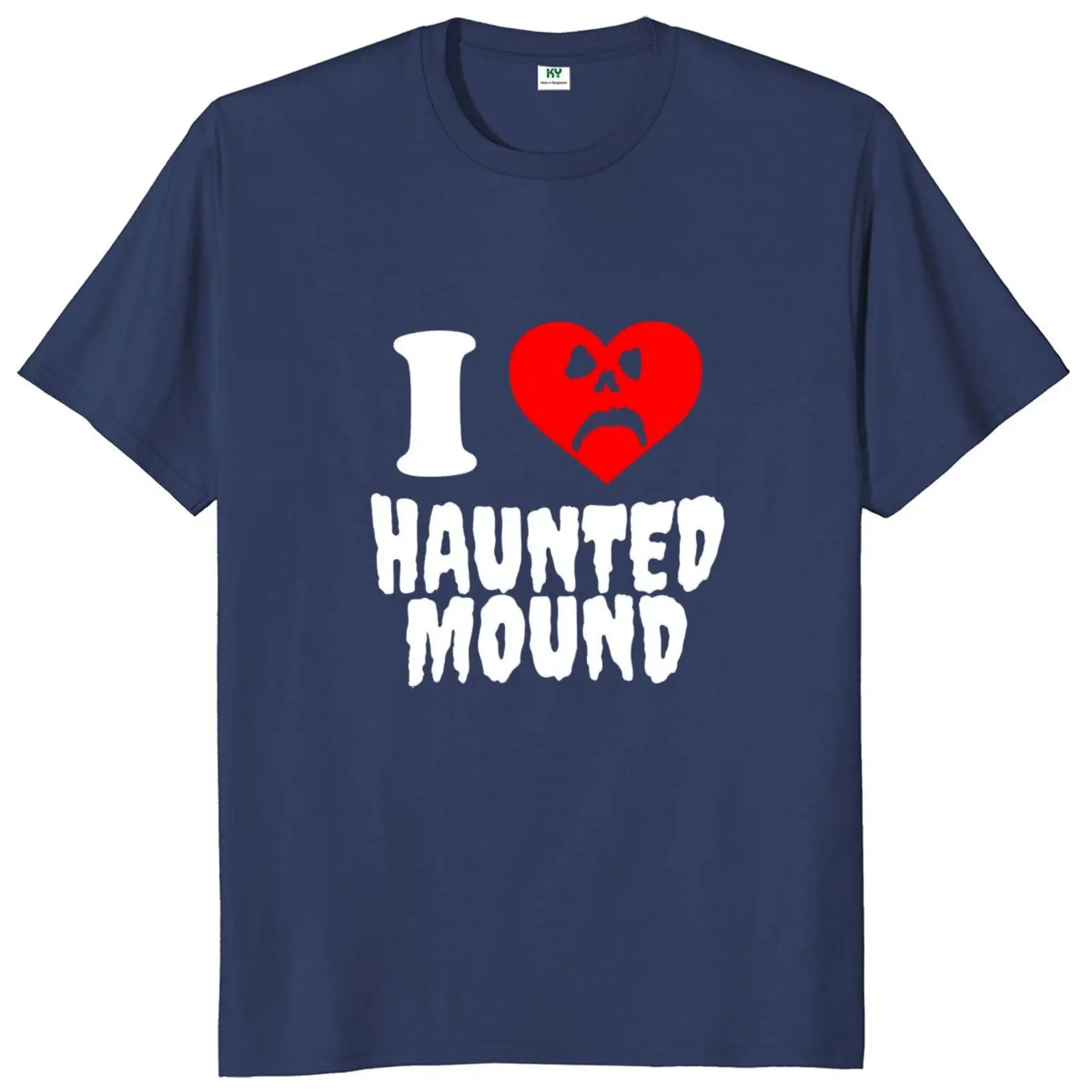 Sematary I Love Haunted Mount T-shirt Fashion Trend Heart shaped Unisex O-neck Short Sleeve T-shirt