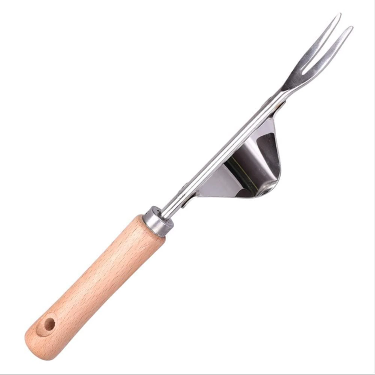 Efficient and Sharp Blade Edge Kana Hoe 217 Garden Tool - Hand Hoe/Sickle for Easy Weeding and Cultivating in Your Garden, Beige