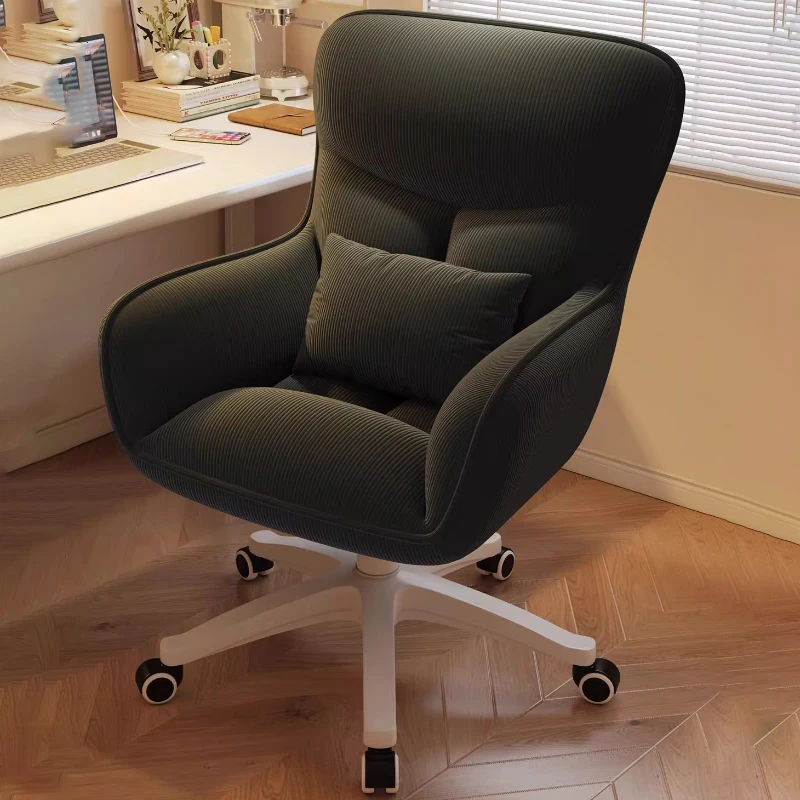 Silla de oficina ergonómica móvil de lujo, cómoda silla de oficina para estudio y juegos, silla ergonómica para ordenador, muebles para el hogar