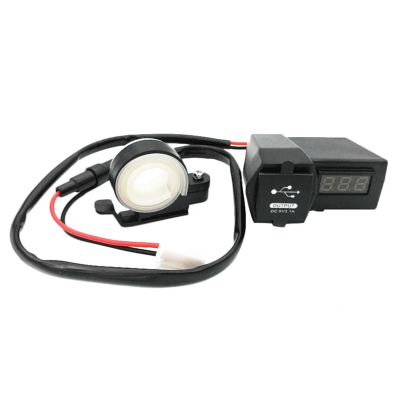 

Motorcycle Waterproof Mobile Phone Charger Car Truck Universal USB Car Charger Digital Display