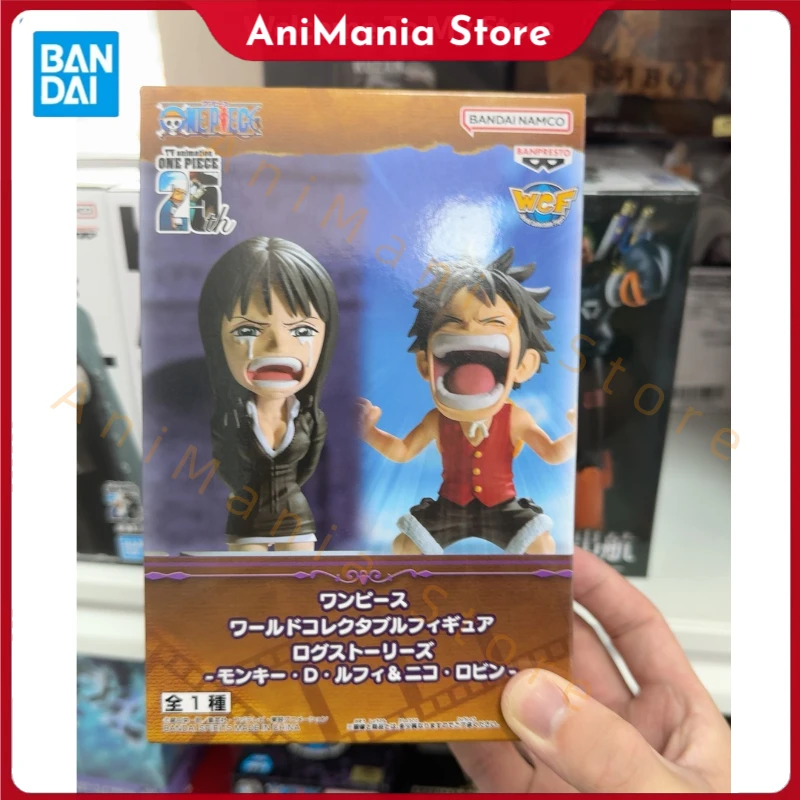 

Оригинальный BANDAI Banpresto WCF ONE PIECE Nico Robin Luffy, ПВХ аниме-фигурки, экшн-фигурки, модель игрушки, рождественские подарки