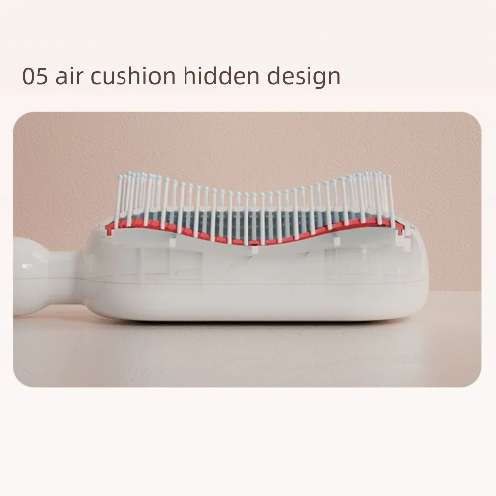 

Anti Static Massage Air Bag Comb Portable Scalp Styling Tool Air Cushion Hair Comb Self Cleaning Wall Hanging Hair Cushion Combs