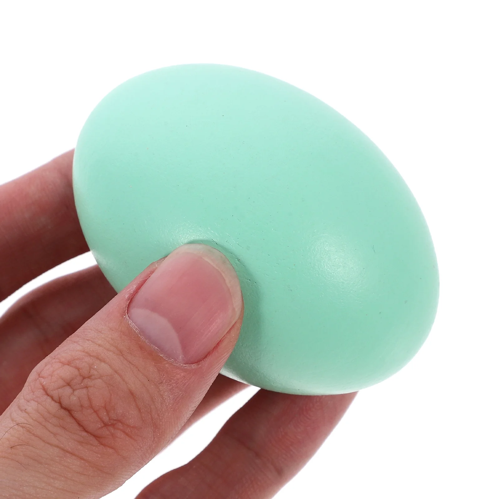 8Pcs Wooden Fake Eggs DIY Craft Eggs Unfinished for Easter Party Decorations Wooden Ornaments DIY Wood Crafts Art Supplies