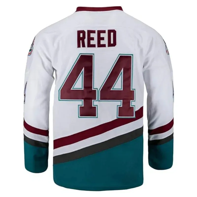Película HAni 2025 Mighty Ducks Charlie Conway #   96 bancos de Adam #   99 Camiseta de hockey sobre hielo para hombre #   33 Greg Goldberg #   66 Gor ☆ ★ ww