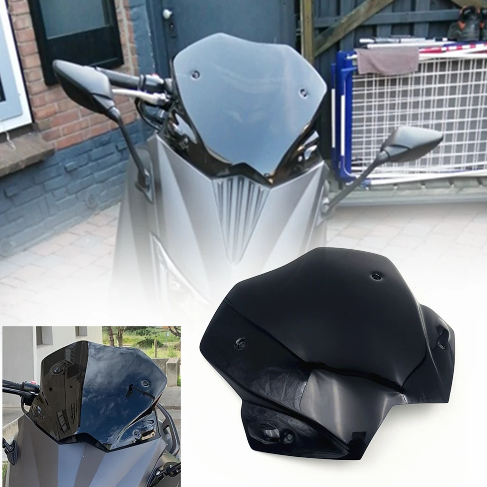 

High Quality Motorcycle For Yamaha tmax530 TMAX 530 2012-2016 2014 2015 Smoke Black Windshield Wind Deflectore Windscreen