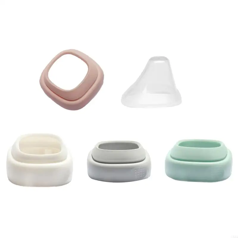 

C5AA Baby Bottle Replacement Collar Transparent Cover for Bottles