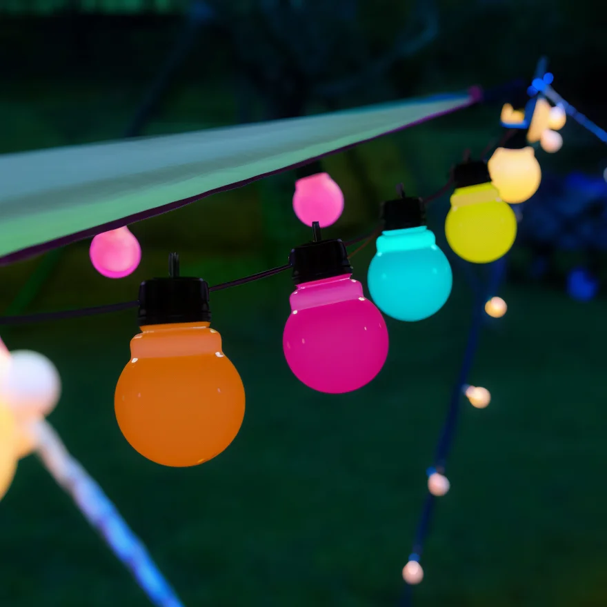 Bluetooth Smart G50 LED String Licht USB 5V 6M Weihnachten Lichterkette Hochzeit Zimmer Outdoor Garten Camping decor Girlande Licht