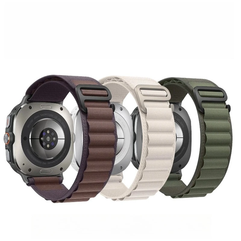 Soft Nylon Fabric Watch Band Adjustable Sports Strap Compatible with Apple IWatch All Models