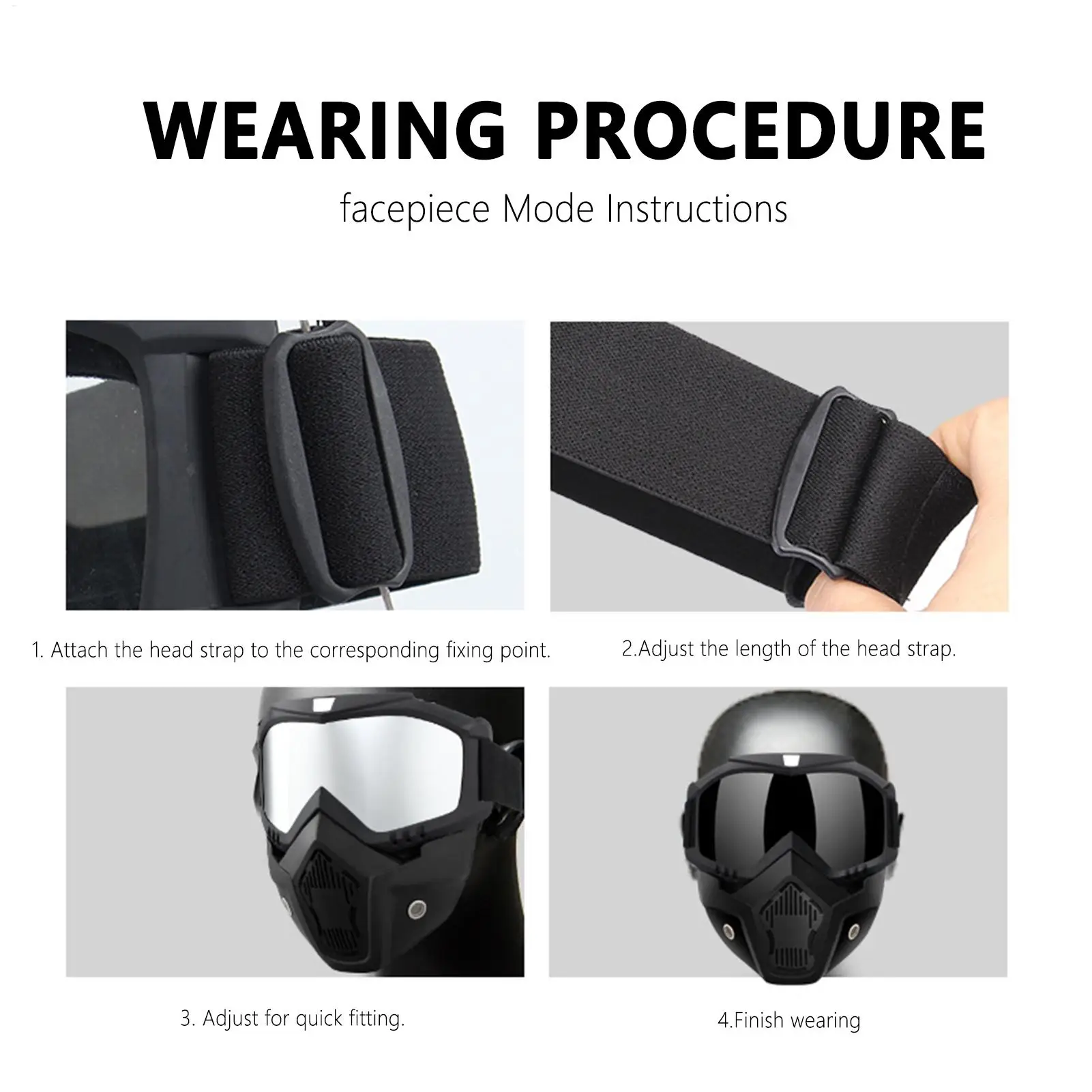 Motorcycle Helmet Motorcycle Helmet Riding Goggles Glasses Dustproof Windproof Welding Glasses Anti-Fog Motocross Eyewear For