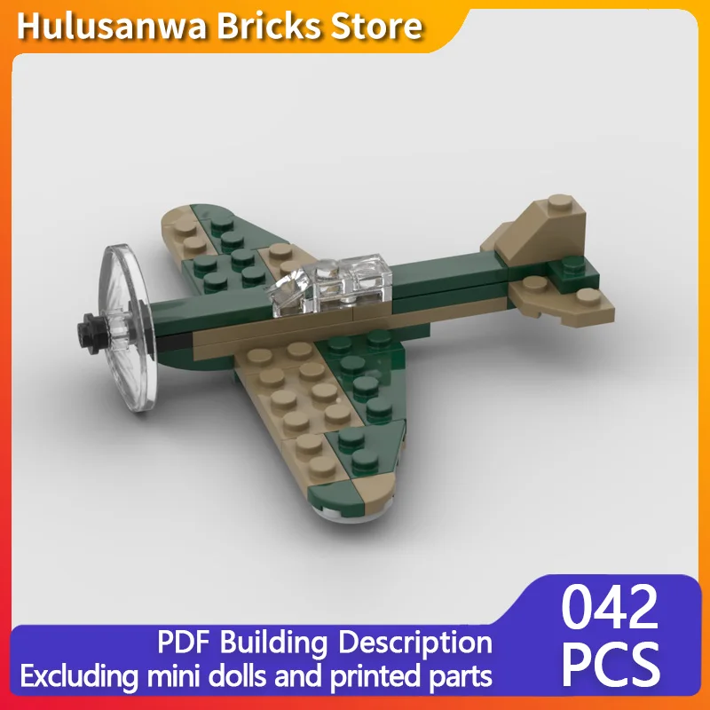 

WW2 Military Fighter Jets MOC Building Bricks War Equipment Modular Technology Gifts Holiday Assemble Children Toys Suit