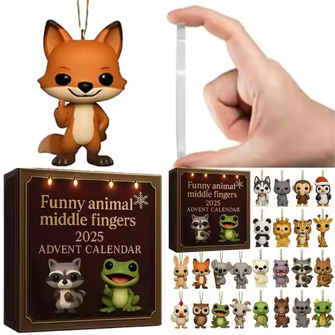 Funny Animal Advent Countdown Pendant Unique Christmas Countdown Calendar With Daily Surprise Gifts Halloween Surprise Box