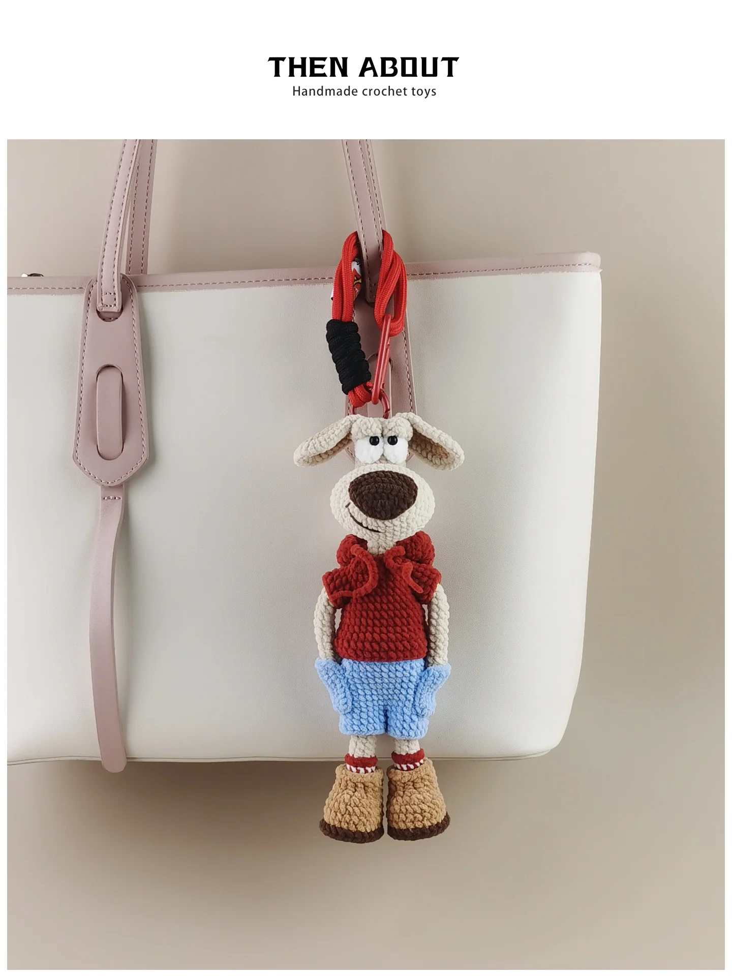 High-Cold Arrogant Little Dog Doll Bag Pendant Backpack School Bag Creative Accessories Quirky Gift Hanging Decoration