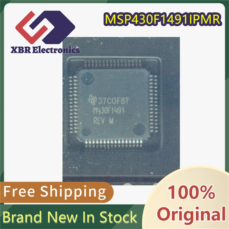 

(2/30 pieces) MSP430F1491IPMR M430F1491 QFP64 Embedded Microprocessor Chip Brand New Genuine Original