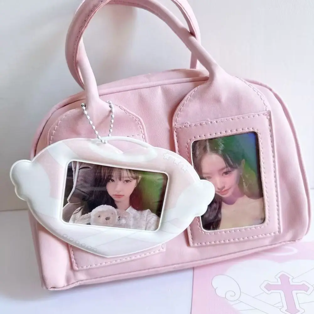 New 3 Inch Kpop Photocard Holder PVC Pendant Idol Photo Frame Storage Picture Display Card Holder