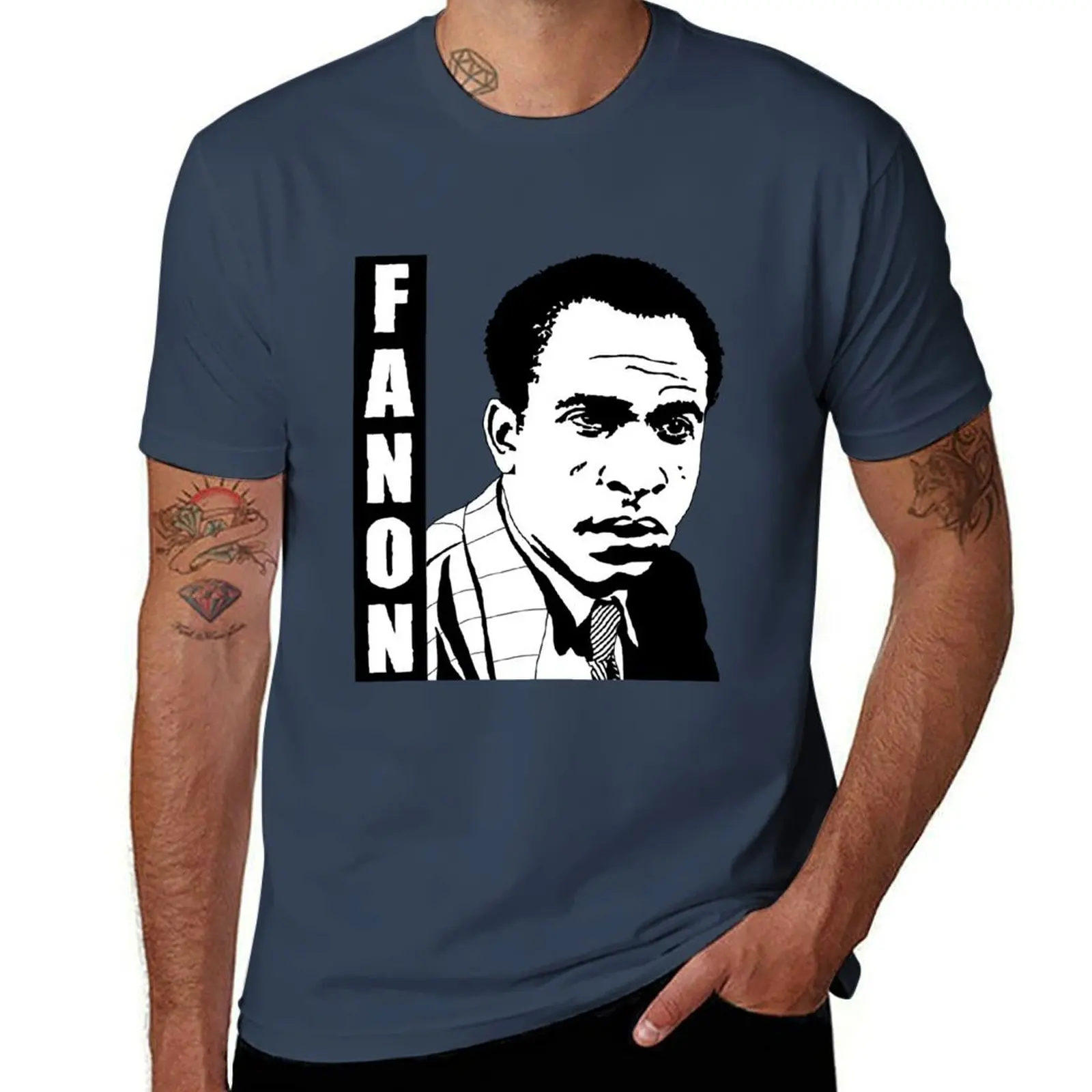 

Frantz Fanon T-Shirt Streetwear Print Tee Shirt