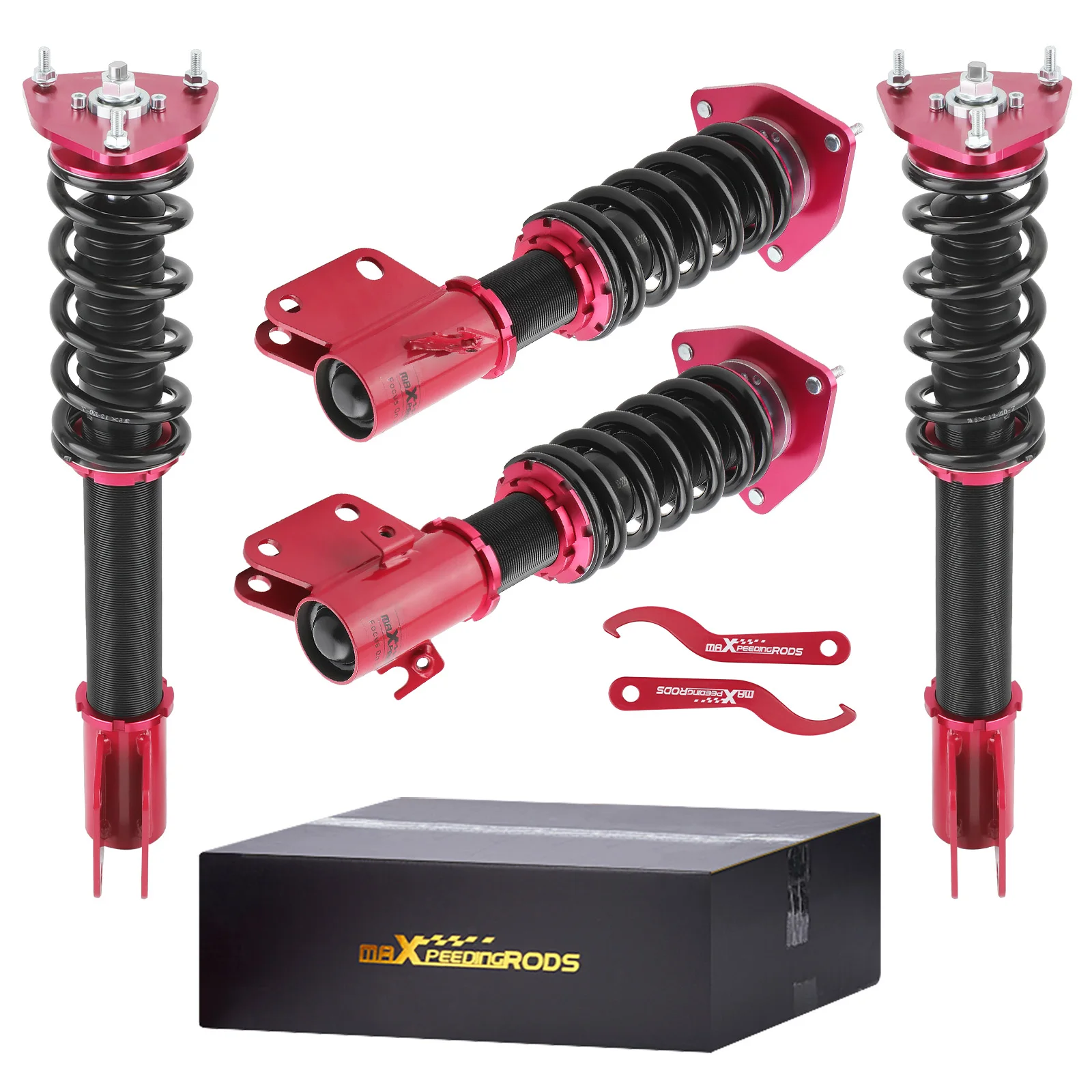 MaXpeedingrods Adjustable Coilovers Coils Kit For Subaru Impreza WRX 2000-2007 Coilovers Suspension Shocks Absorbers