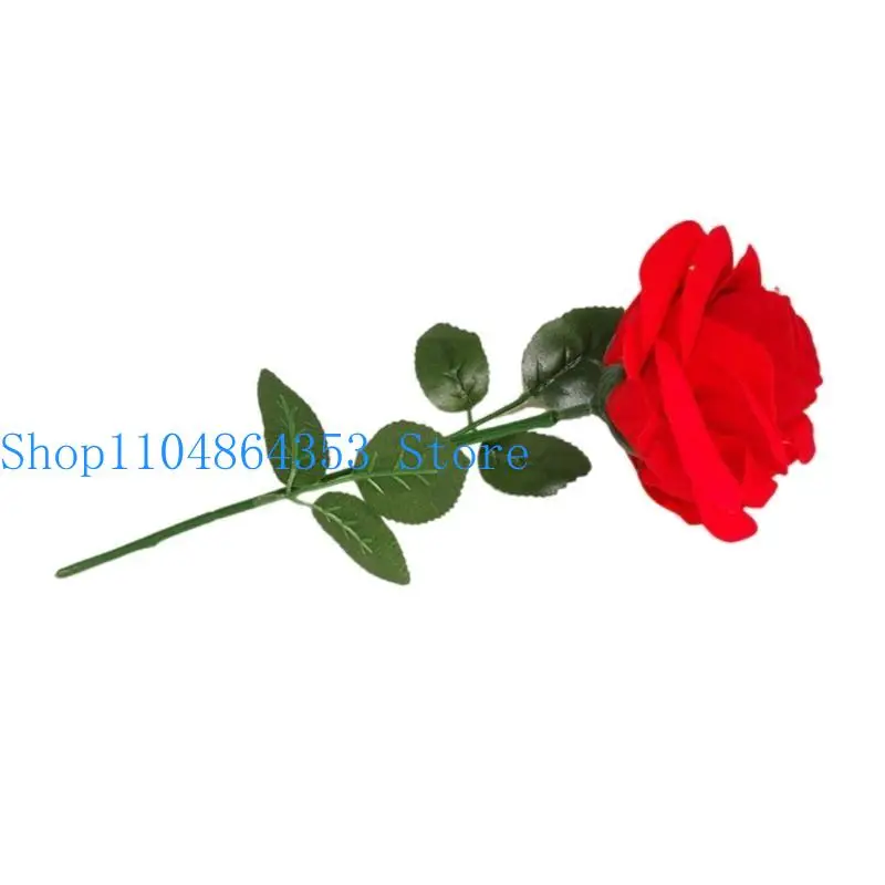 

652F Elegant Charm Rose Rings Gifts Box for Birthdays And Surprise Proposals