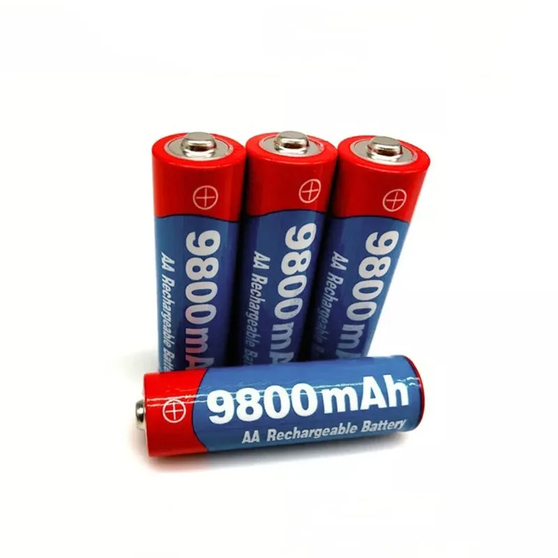 

Universal AA Battery 1.5V 9800mAh Rechargeable Battery 4 Slot Battery Charger -
