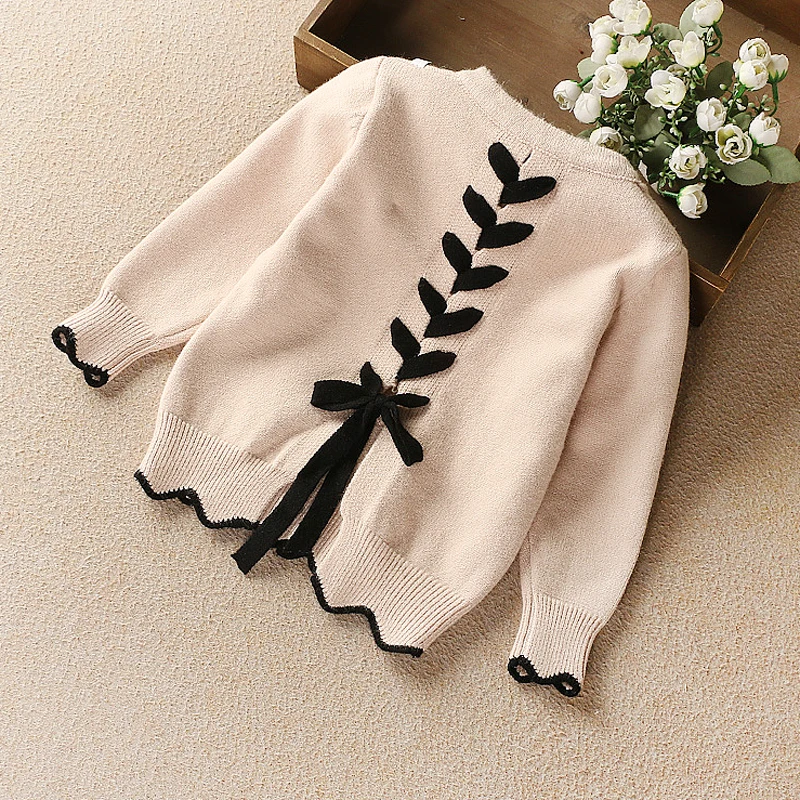 

Special Offer Fashionable Girls Knitted Sweater 2023 Spring & Fall Korean Children's Cardigan Knitting Jacket Baby Kids Knitwear