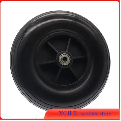 Imagen 2 del producto Ruedas delanteras sólidas de PU de 8 pulgadas, ruedas delanteras sólidas de 200x50, adecuadas para ruedas delanteras sólidas universales para acceso a silla de ruedas eléctrica