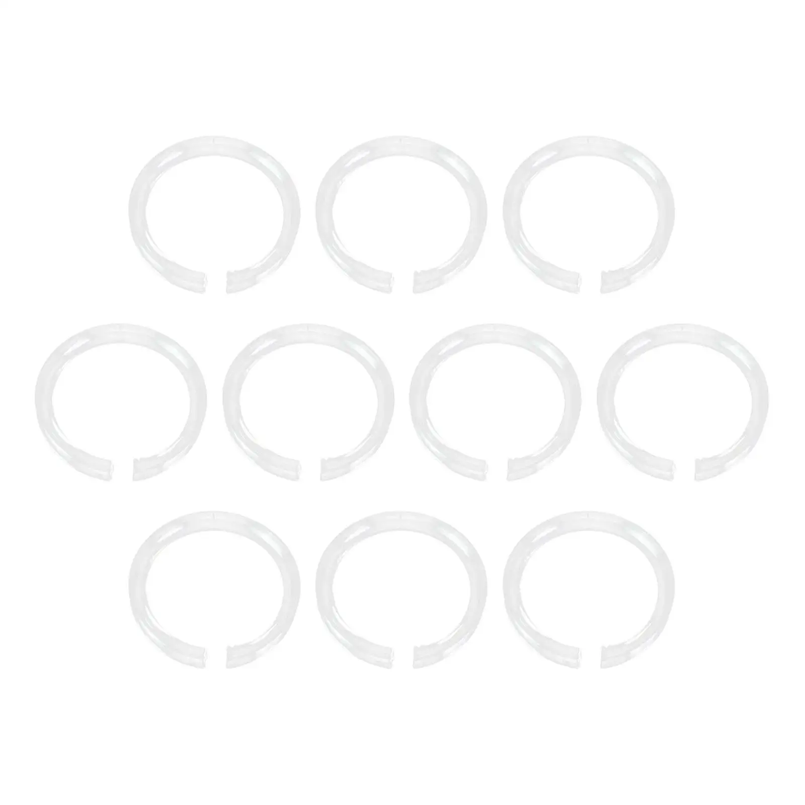 10x Acrylic Bracelet Display Holder Bangle Display Stand Circle Organizer Loop Round Rings Clear Display Props for Selling