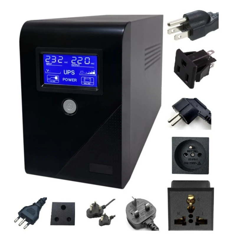 

UPS uninterruptible power supply 650VA360W110v220v750VA computer monitoring power outage protection