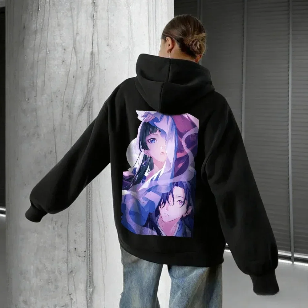 The Apothecary Diaries Anime Novo Hoodie 2026 Outono/Inverno Tendência de Rua Feminina Solta Na Moda Versátil Pai-Filho Top